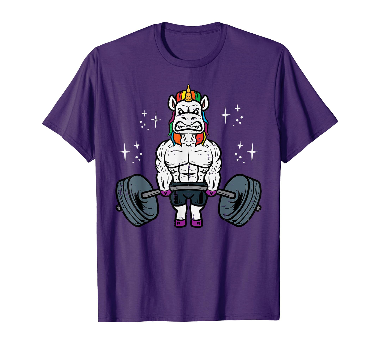Workout Unicorn Deadlift Gym Fitness Weightlifting Women Men T-Shirt
