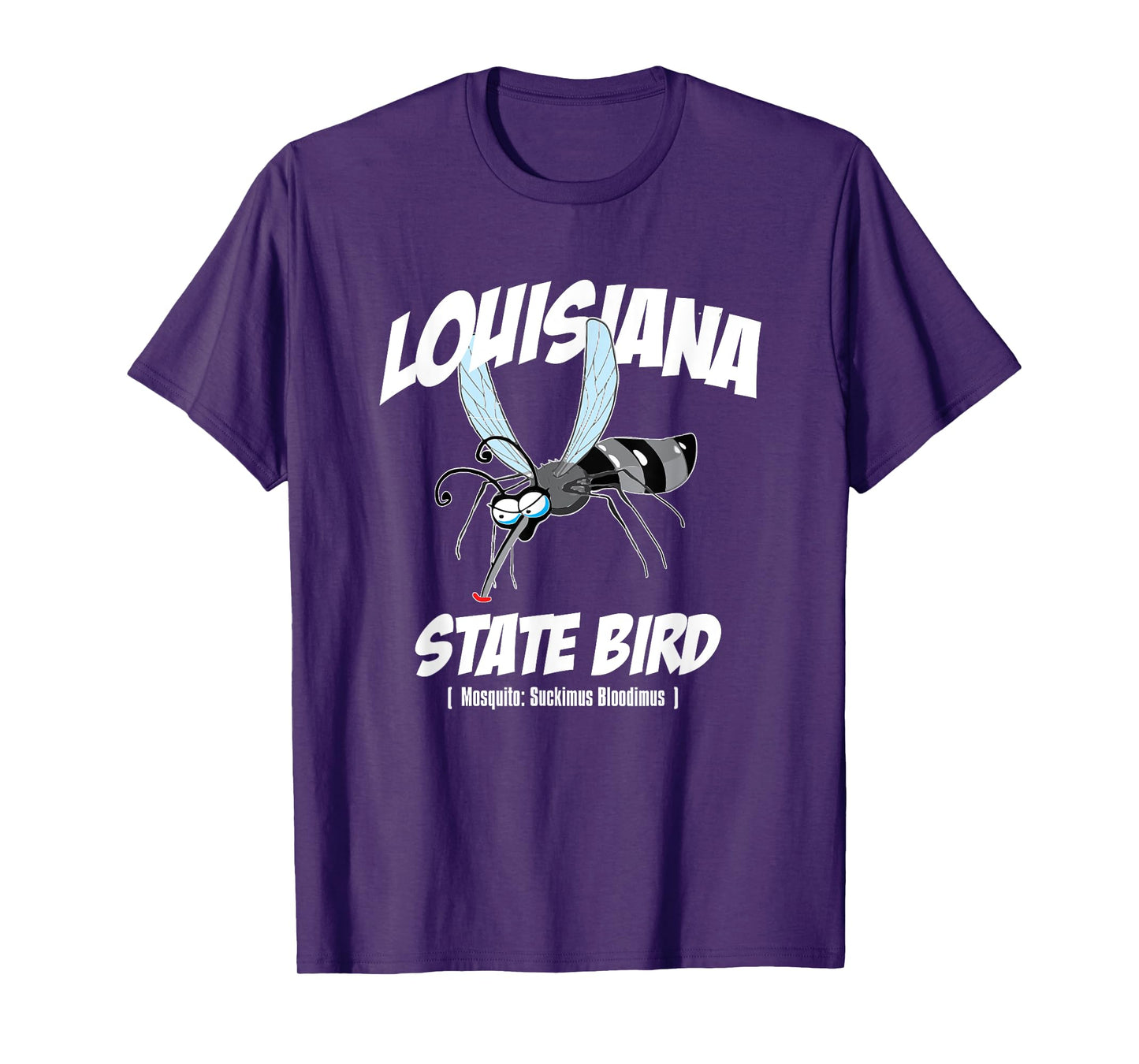 Louisiana State Bird Mosquito Joke Shirt T-Shirt