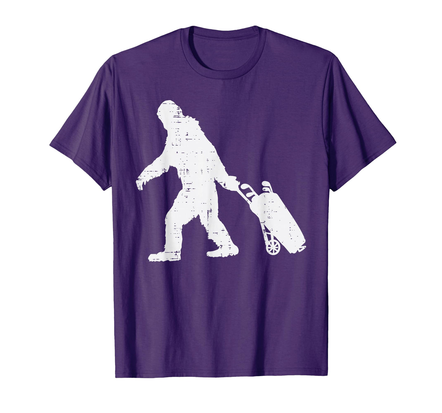 Bigfoot Sasquatch Golf Clubs Funny Golfing Golfer Men Women T-Shirt