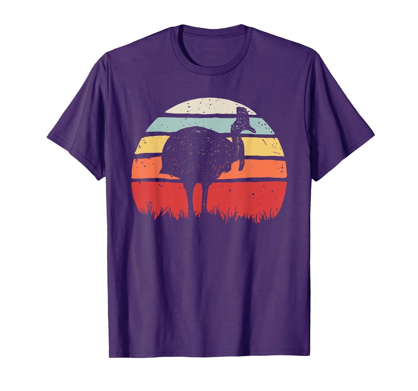Vintage Retro Cassowary Bird T-Shirt