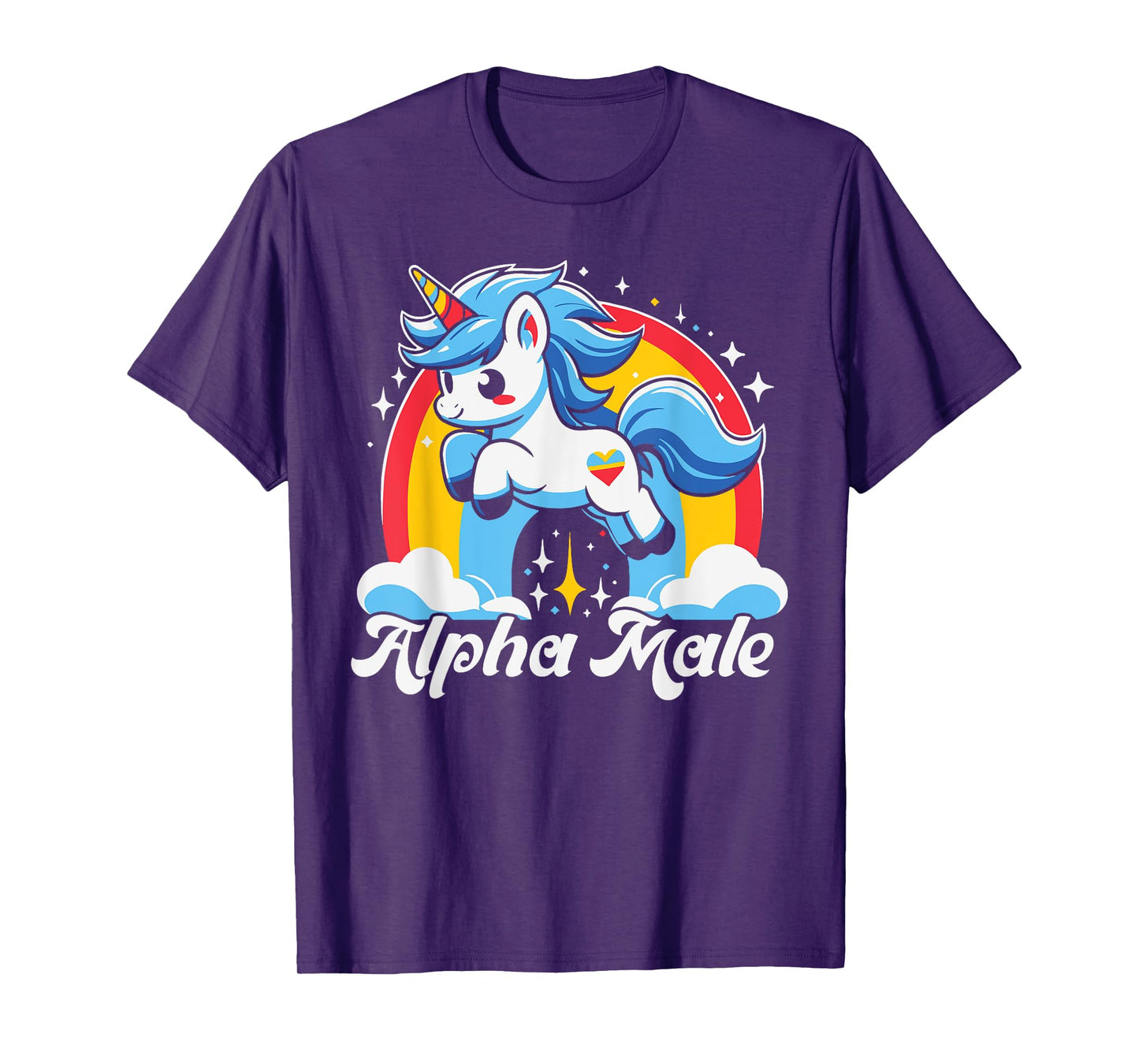 Unicorn Alpha Male Funny Unicorn Lover T-Shirt
