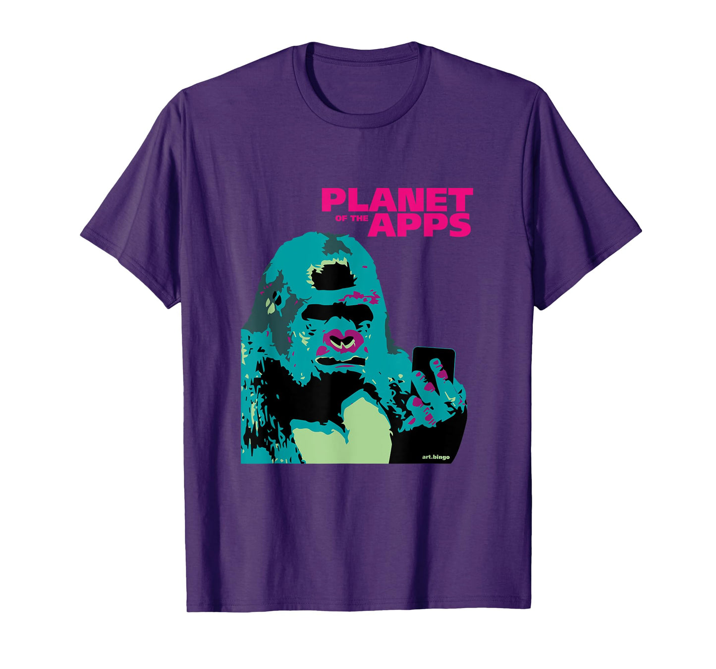 Great Apes with Apps Planet T-Shirt