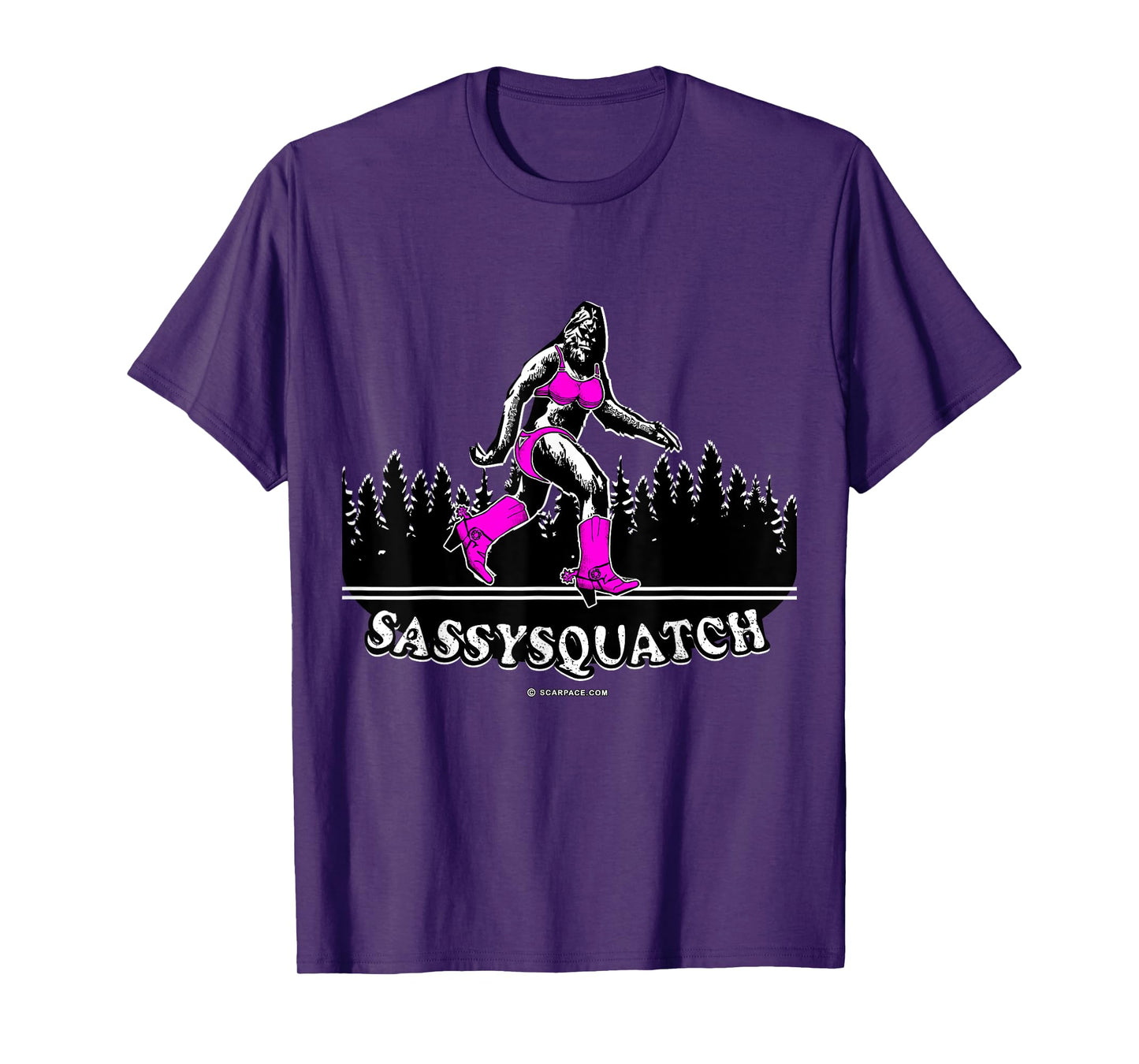 Sassysquatch, Original Female Bigfoot Sasquatch, Believe T-Shirt