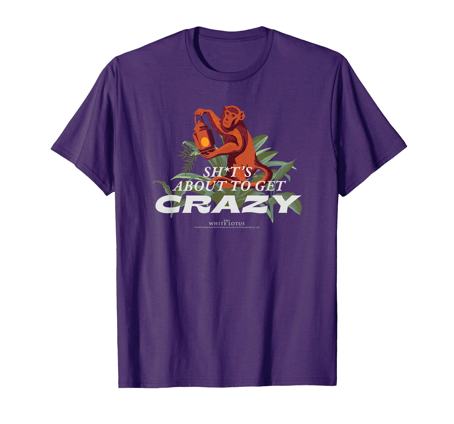 White Lotus About to Get Crazy Monkey TV Show T-Shirt