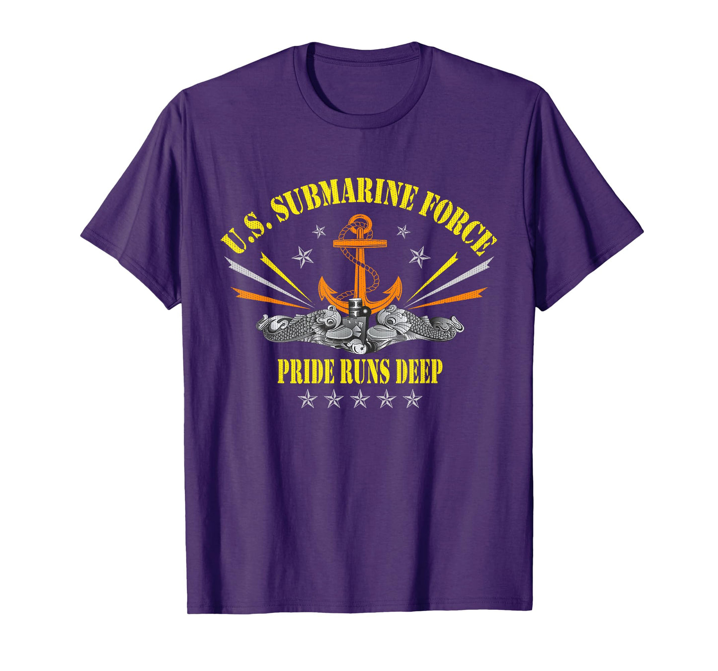 USA Submarine Force Silent Service Patriotic Veterans Day T-Shirt