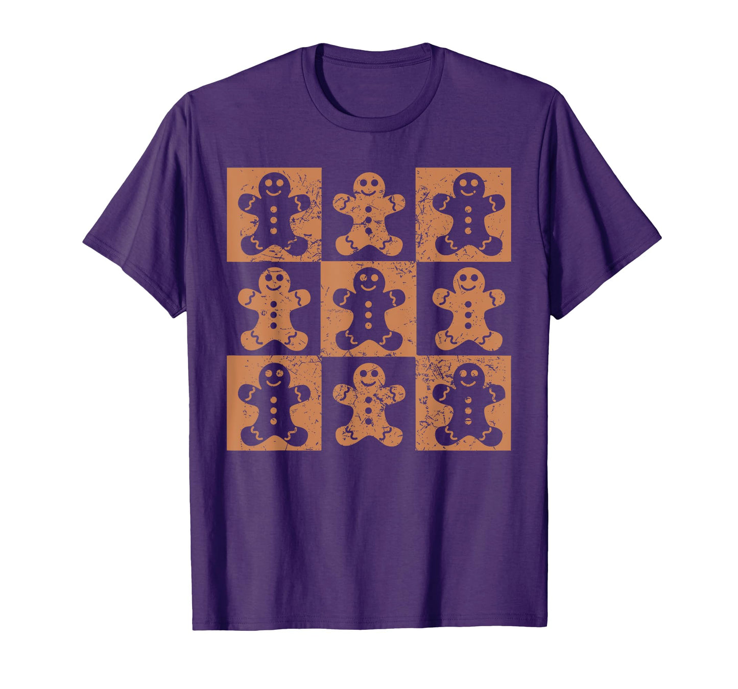 Vintage Christmas Gingerbread Man Cookie Baking Xmas Holiday T-Shirt
