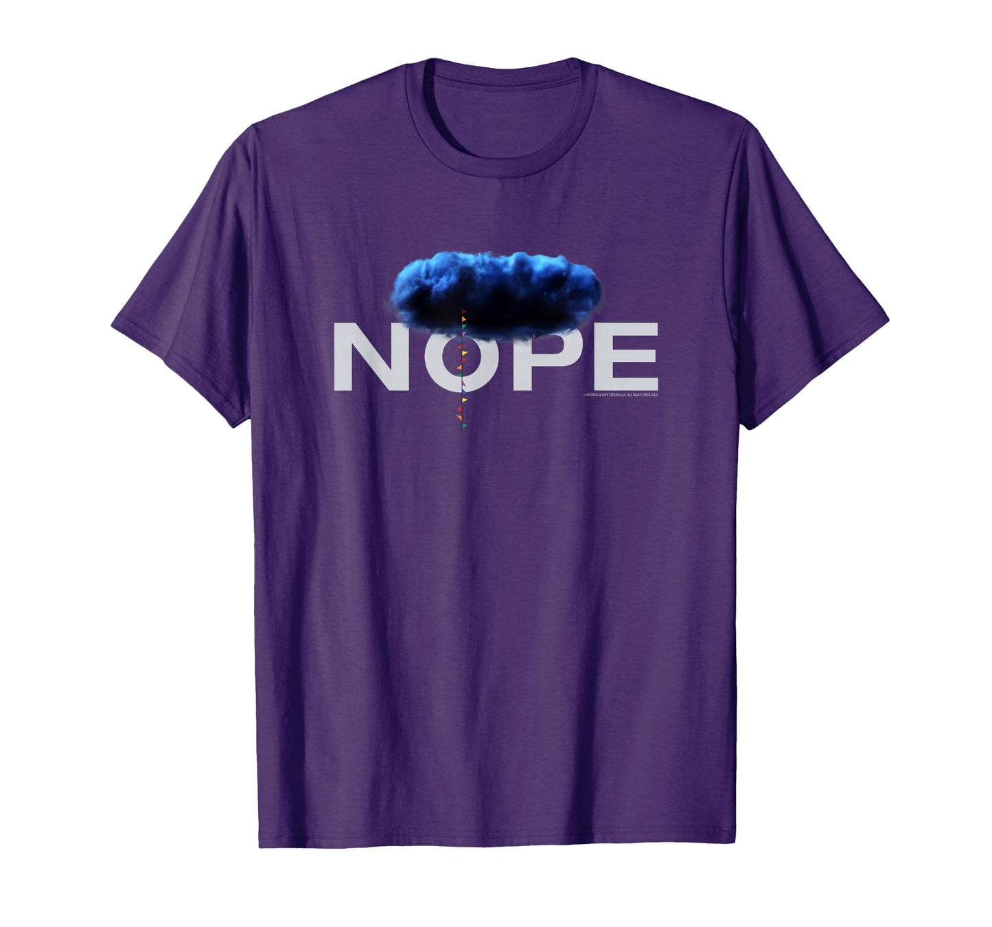 NOPE Blue Cloud Logo T-Shirt
