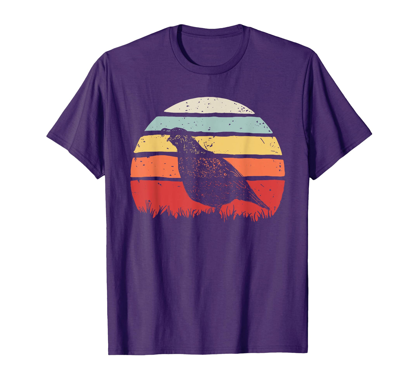 Vintage Retro Quail Bird T-Shirt