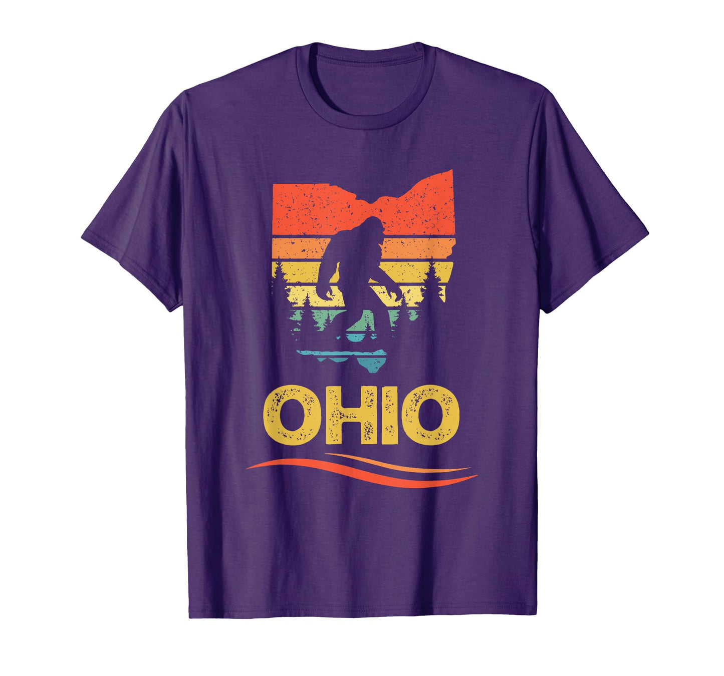 Ohio with a Bigfoot or a Sasquatch T-Shirt