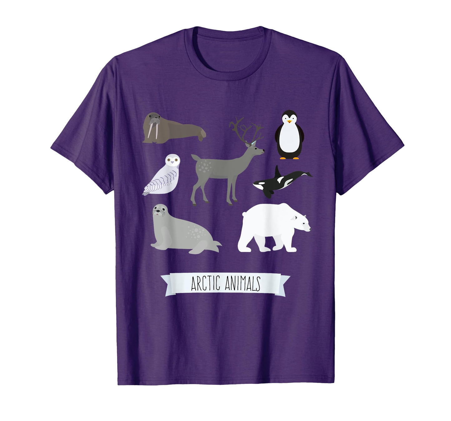 Arctic Animal Gift Collection Cute Animals Gift for Kids T-Shirt