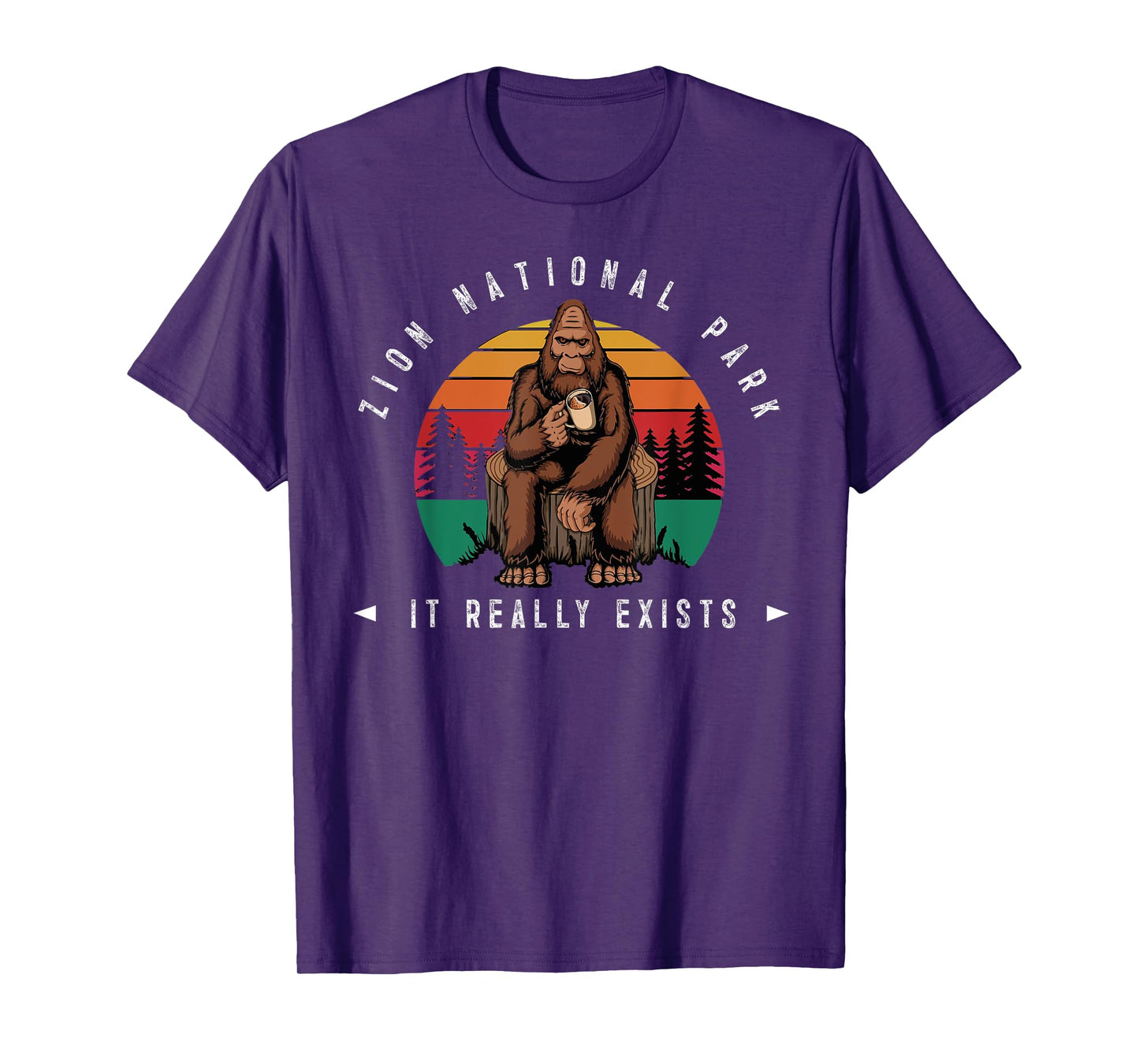 Zion National Park Bigfoot Sasquatch Men & Women T-Shirt