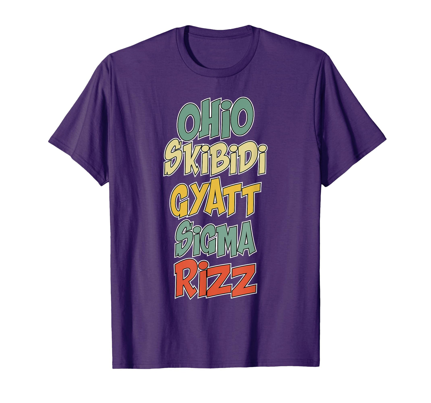 Ohio Skibidi Gyatt Sigma Rizz Gen Alpha Xmas Christmas T-Shirt