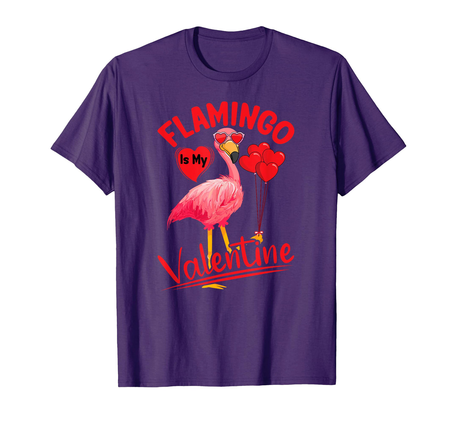 Flamingo Is My Valentine Flamingo Lover Valentine's Day T-Shirt