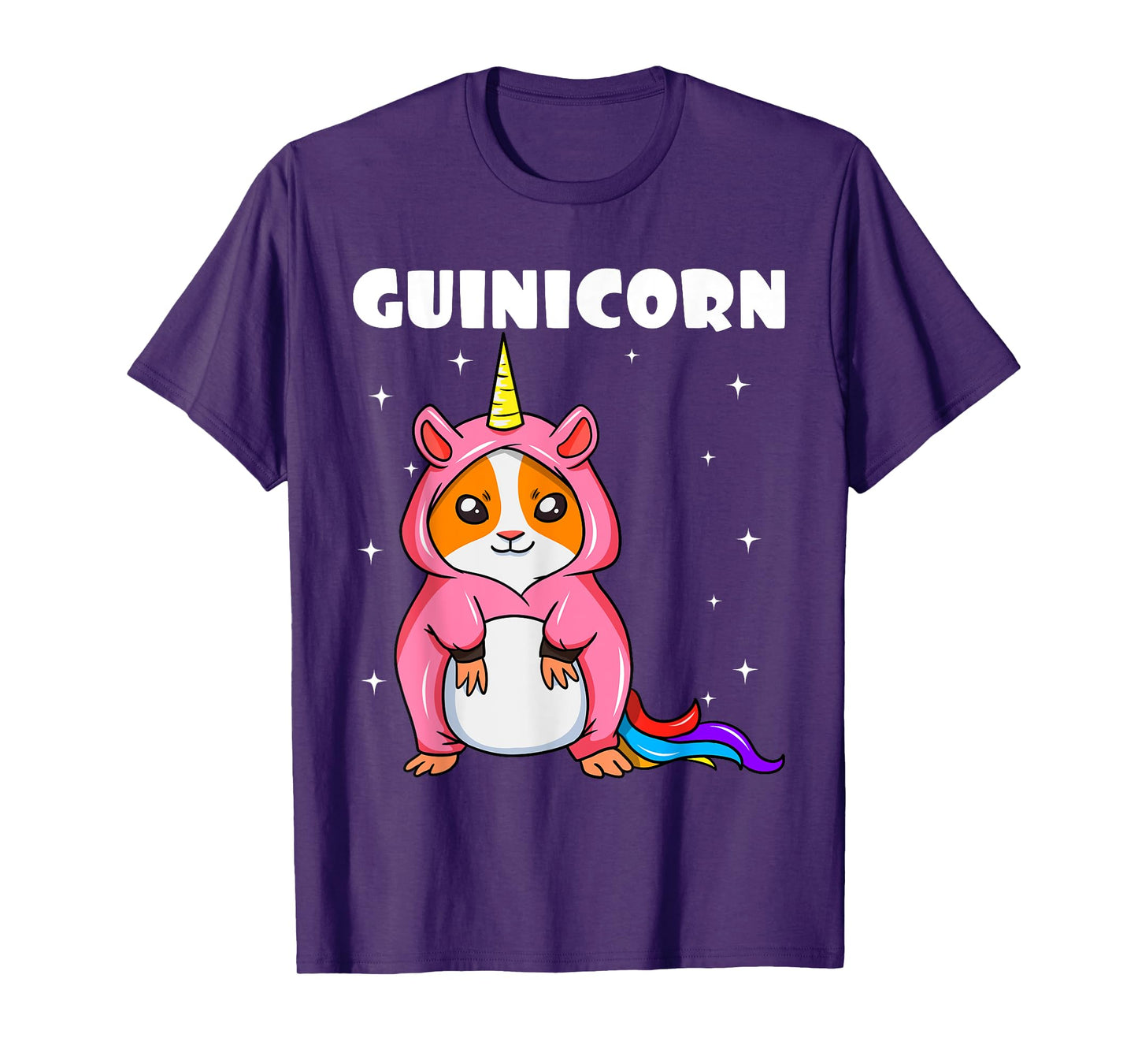 Guinicorn Guinea Pig White Unicorn Mystical Horse Rodent T-Shirt