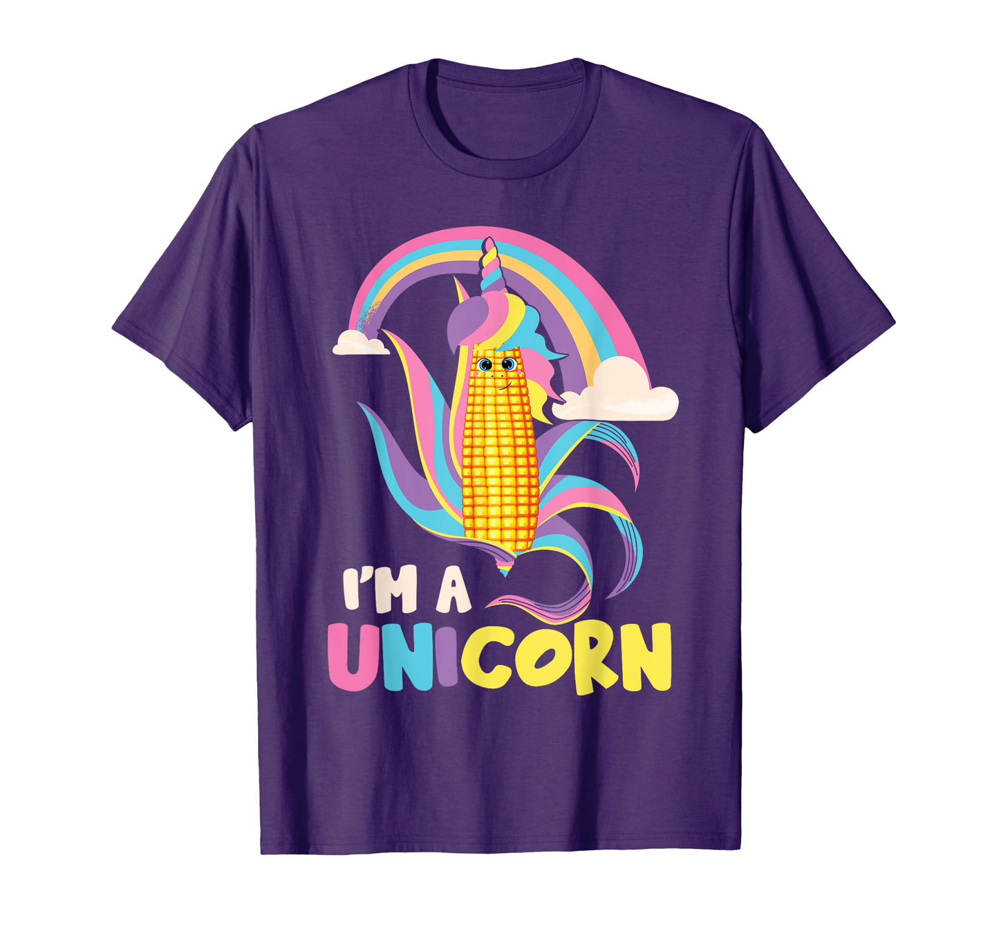 I'm A Unicorn | Funny Maize Corn Cob Kids Farming Corn T-Shirt
