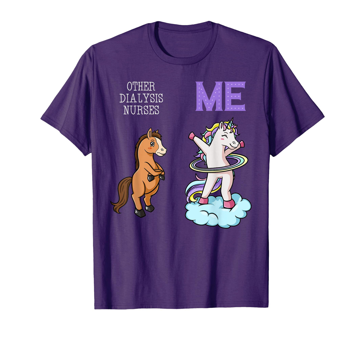 Dialysis Nurse Unicorn Renal Nursing RN Nephrology T-Shirt