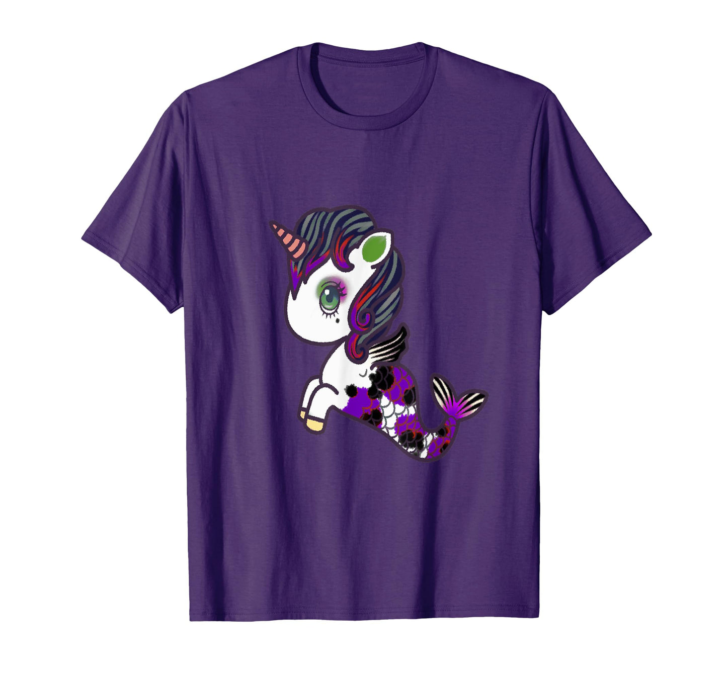 Mermaid Unicorn Mermicorno Tee T-Shirt
