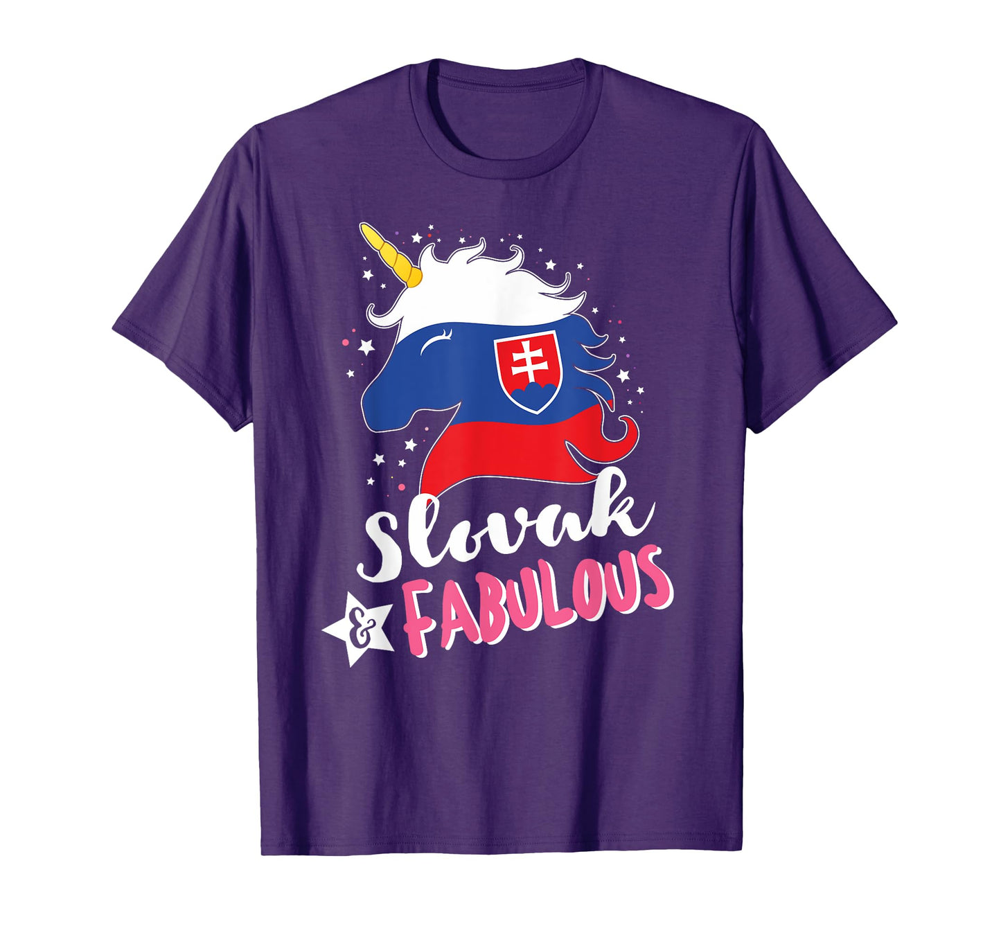 Slovak Unicorn Slovakia Flag T-Shirt