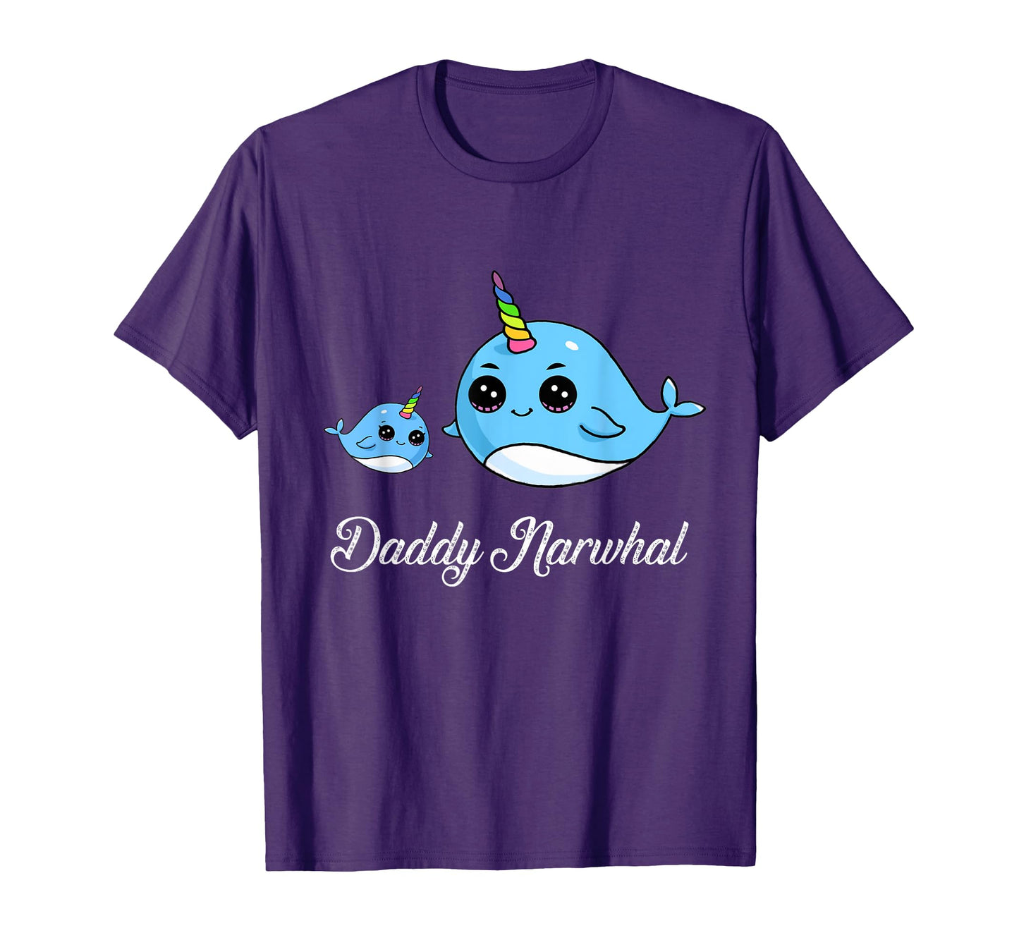 Daddy Narwhal Shirt Cute Narwhal Gift for Fathers T-Shirt