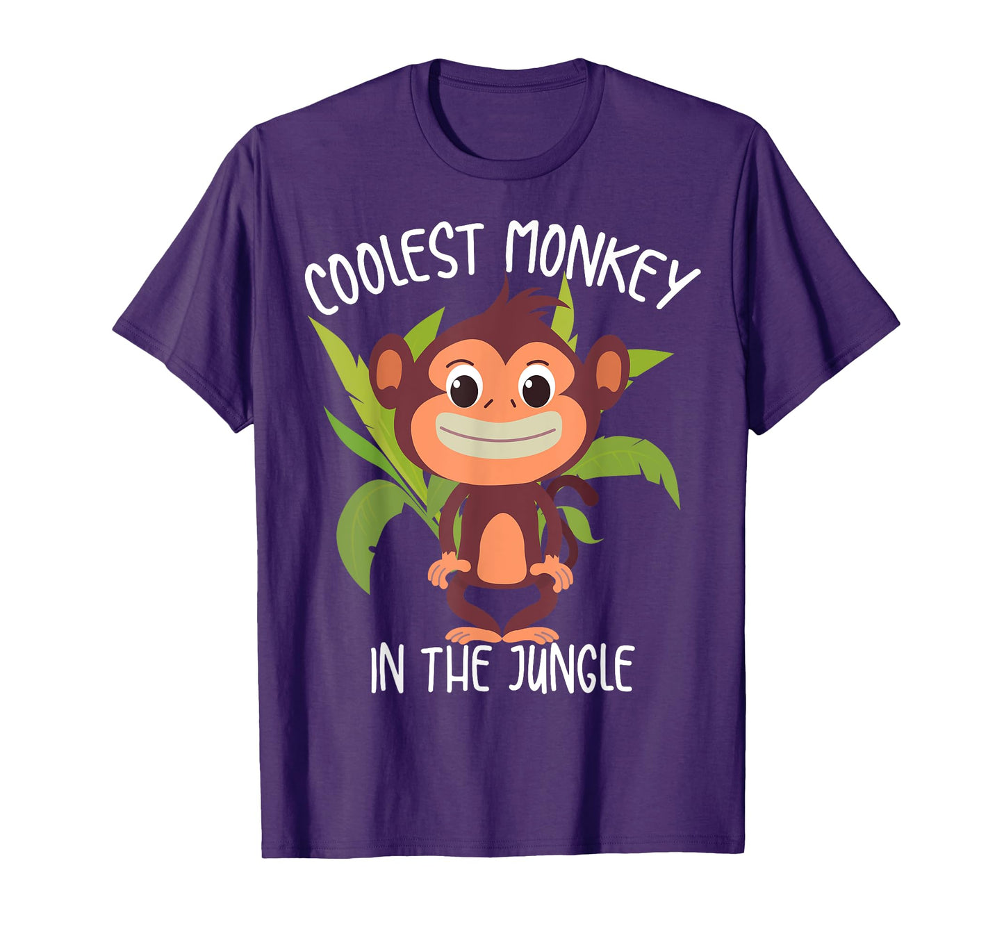Coolest Monkey In The Jungle | Funny Cute Ape Lover Boy Gift T-Shirt