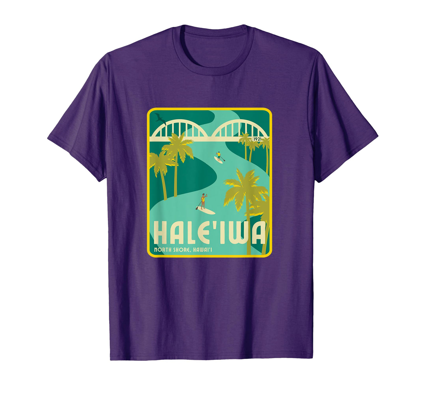 Retro Hale'iwa North Shore Hawaii T-Shirt