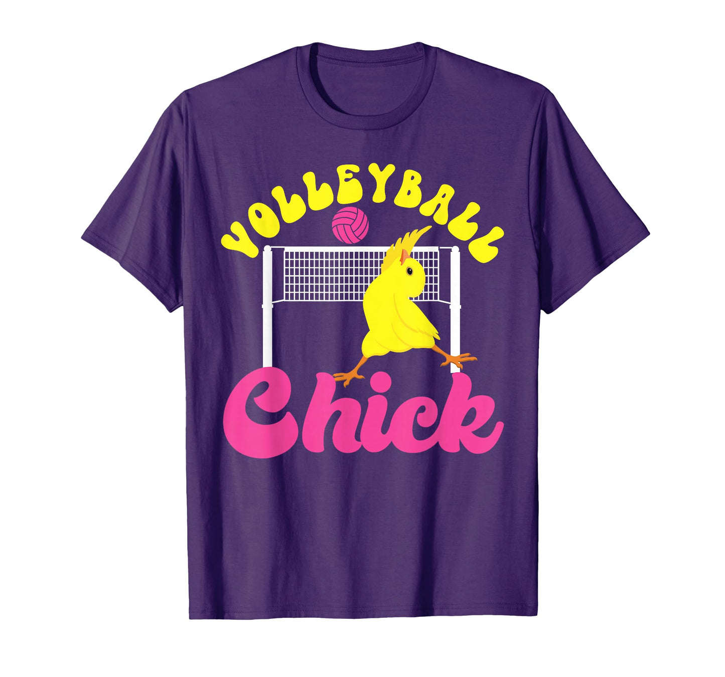 Volleyball Player Team Chicken Volleyball Chick T-Shirt
