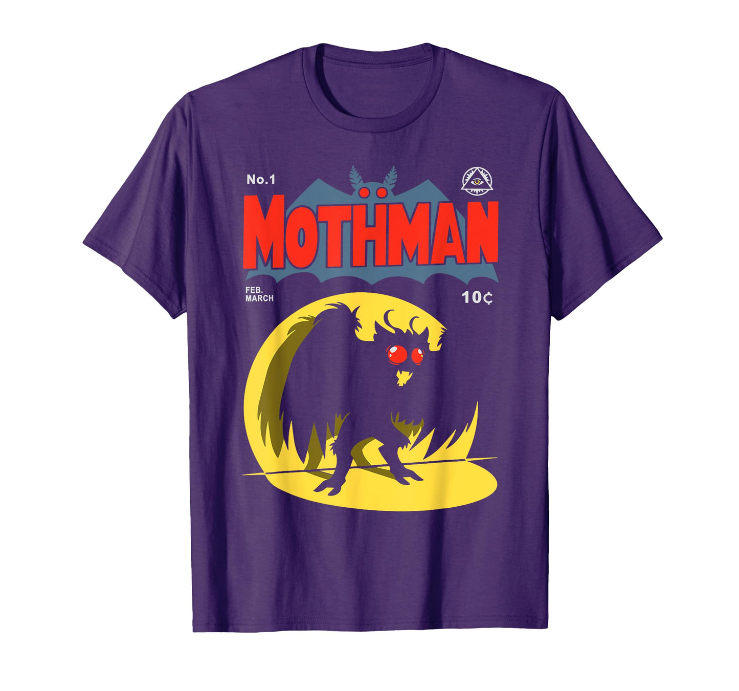 Mothman The legend comic Cryptid Hunter Gift T-Shirt