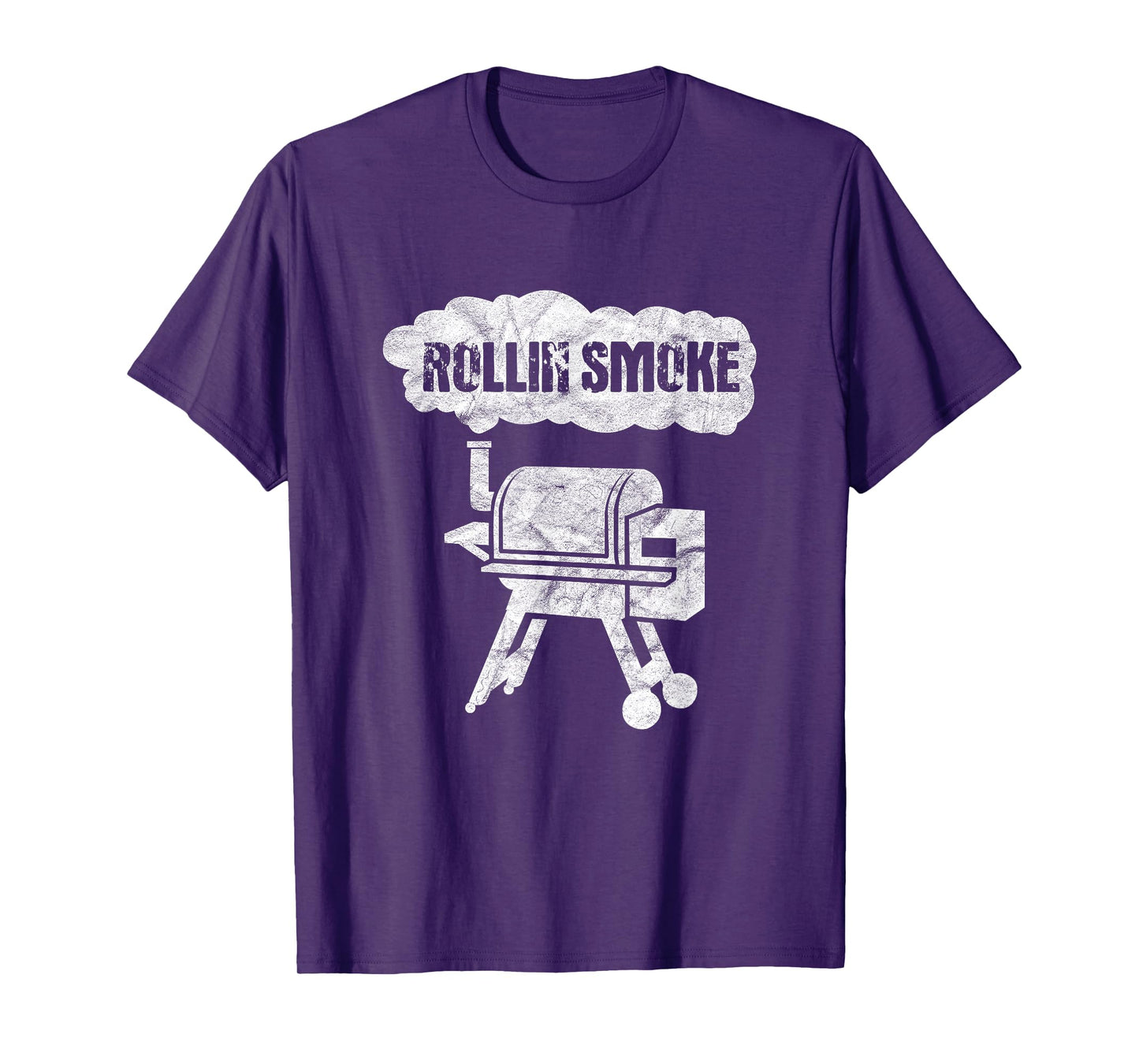 BBQ Barbecue Grill Grilling Funny Rollin Smoke T-Shirt