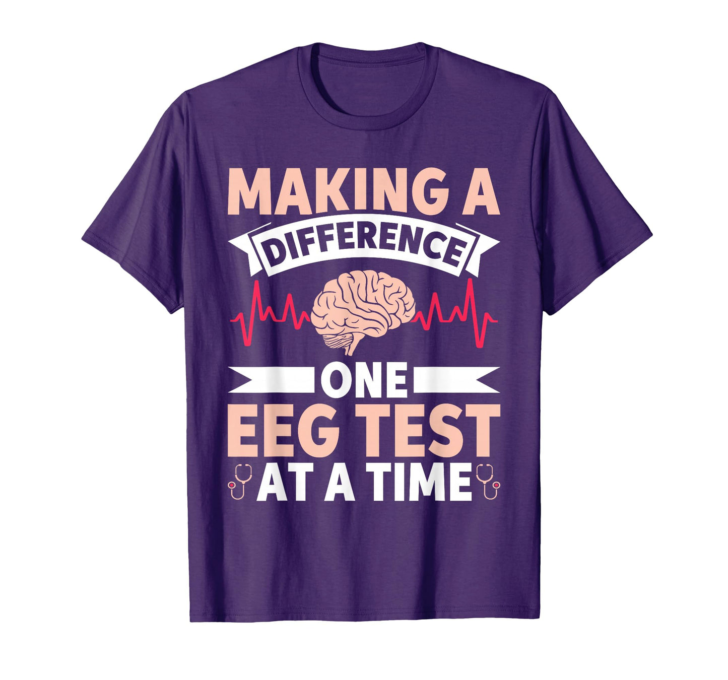 Funny Medical Neuro Tech EEG Technologist Tee EEG Tech T-Shirt