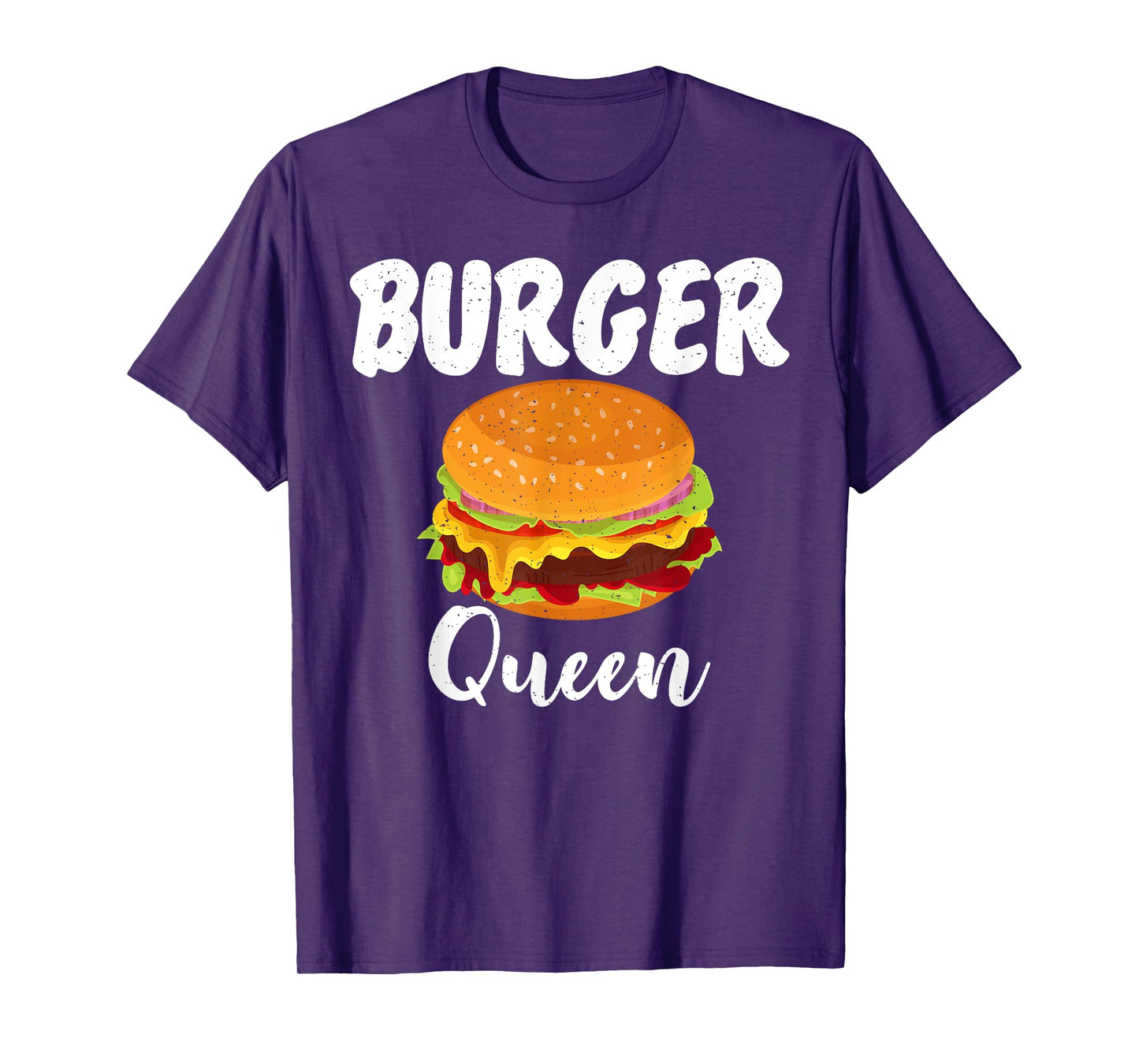 Hamburger Cheeseburger Burger Queen Fast Food T-Shirt