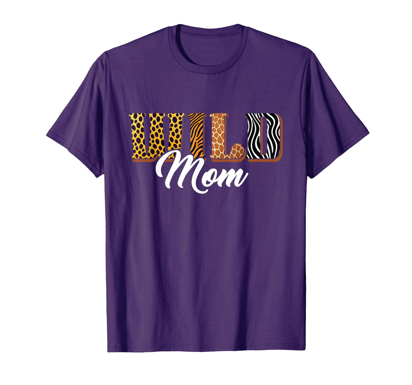 Wild Mom Zoo Safari Jungle Animal Birthday Matching Family T-Shirt