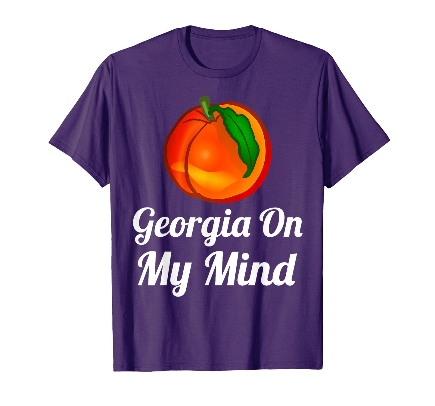Georgia On My Mind White Print T-Shirt T-Shirt