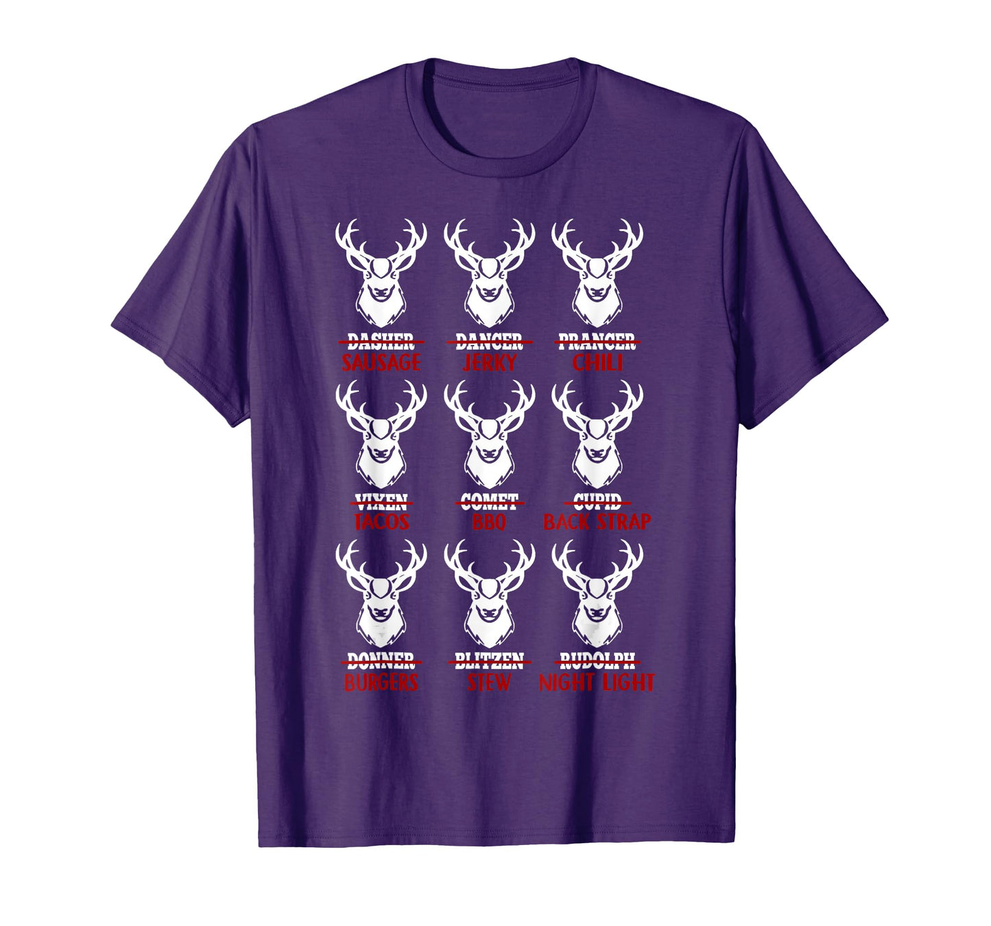 Funny Christmas Deer Bow Hunting Santa Men Women Hunter T-Shirt