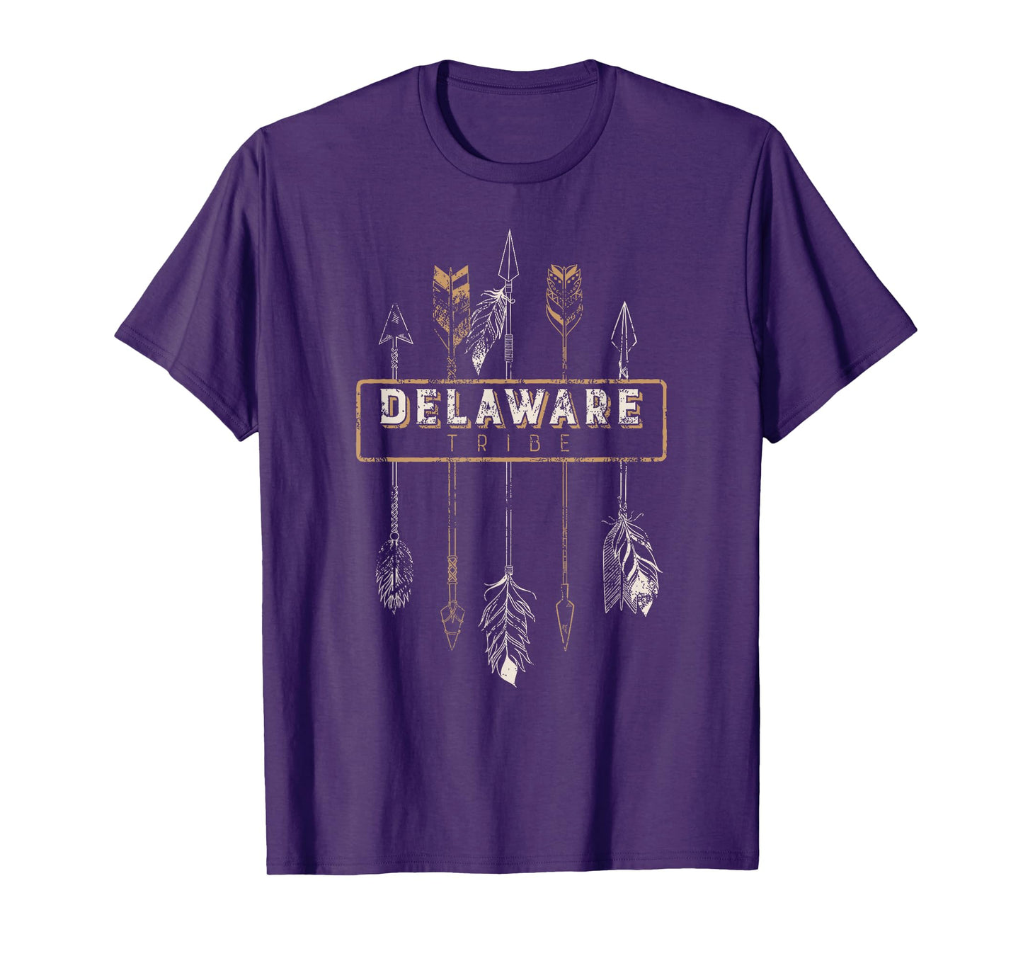Delaware Tribe T Shirt Tribal Boho Distressed Arrows