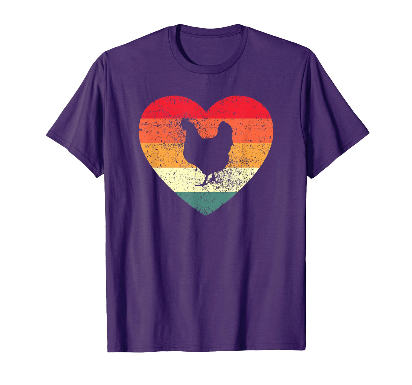 Girls I Love Chickens Retro Kids Womens Chicken T-Shirt