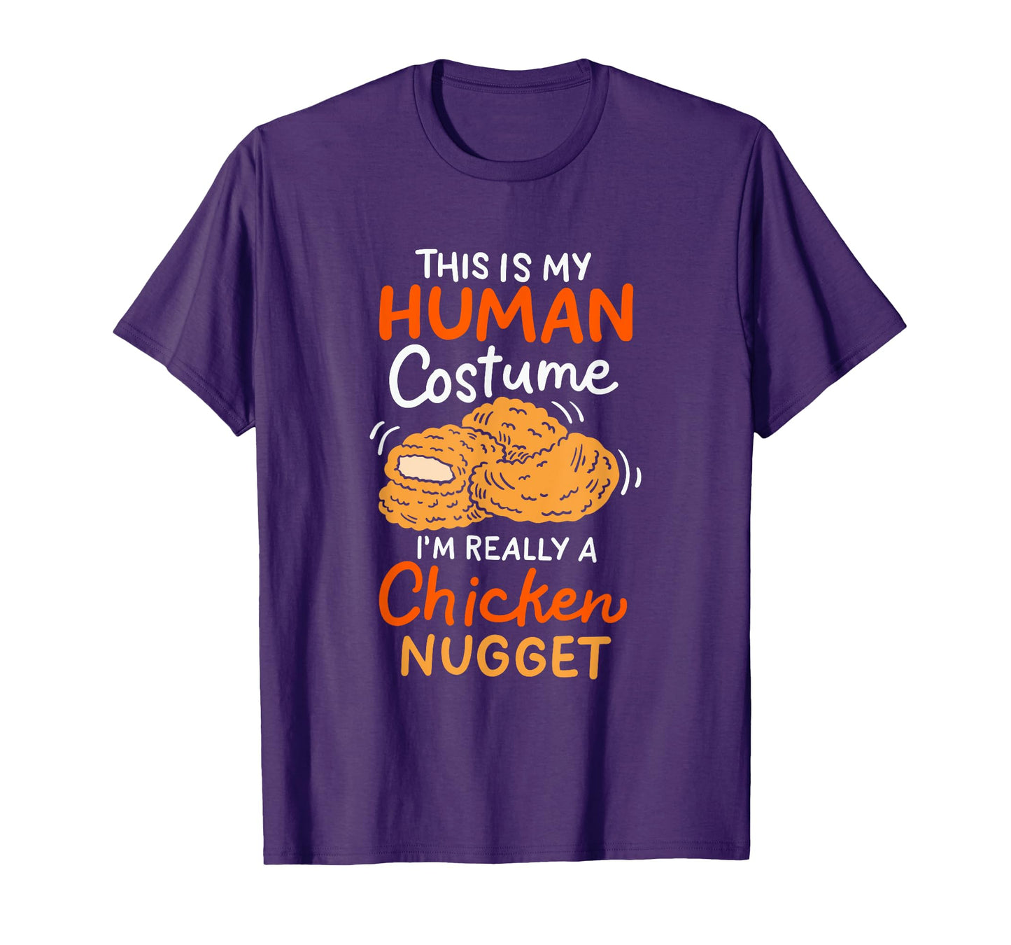 This Is My Human Costume Chicken Nugget Halloween T-Shirt
