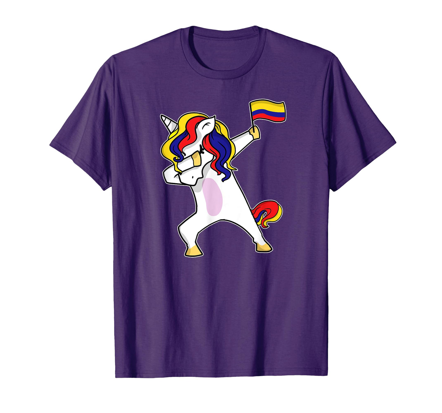 Soccer Unicorn Colombia Jersey Design Colombian Football T-Shirt