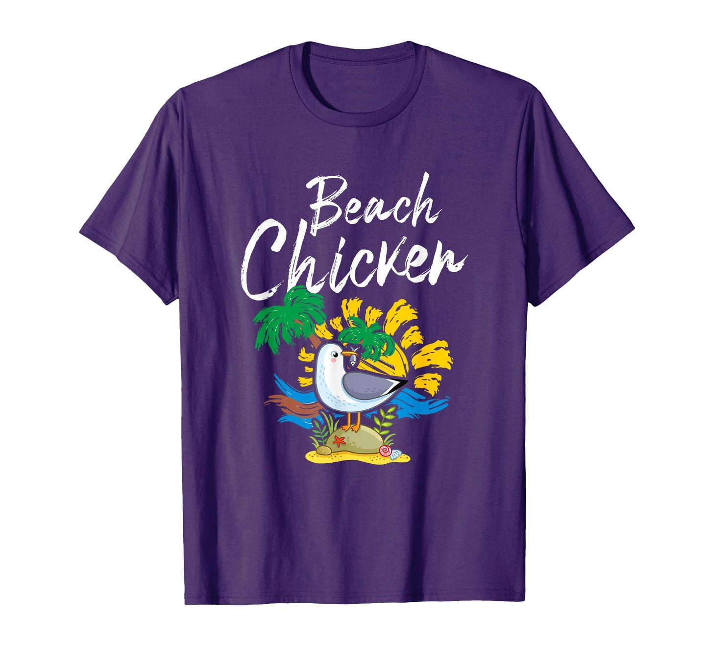 Seagull Beach Chicken Funny Animal Lover Men Women Kids T-Shirt