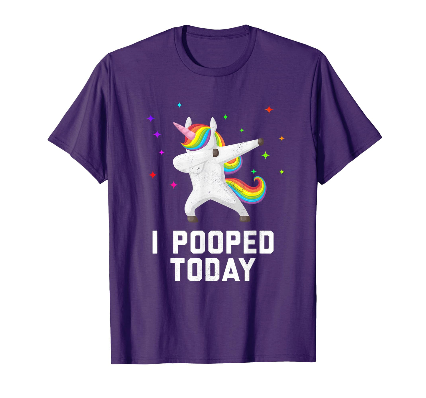Unicorn Pooped Today Funny Cute Unicorn I pooped Today T-Shirt