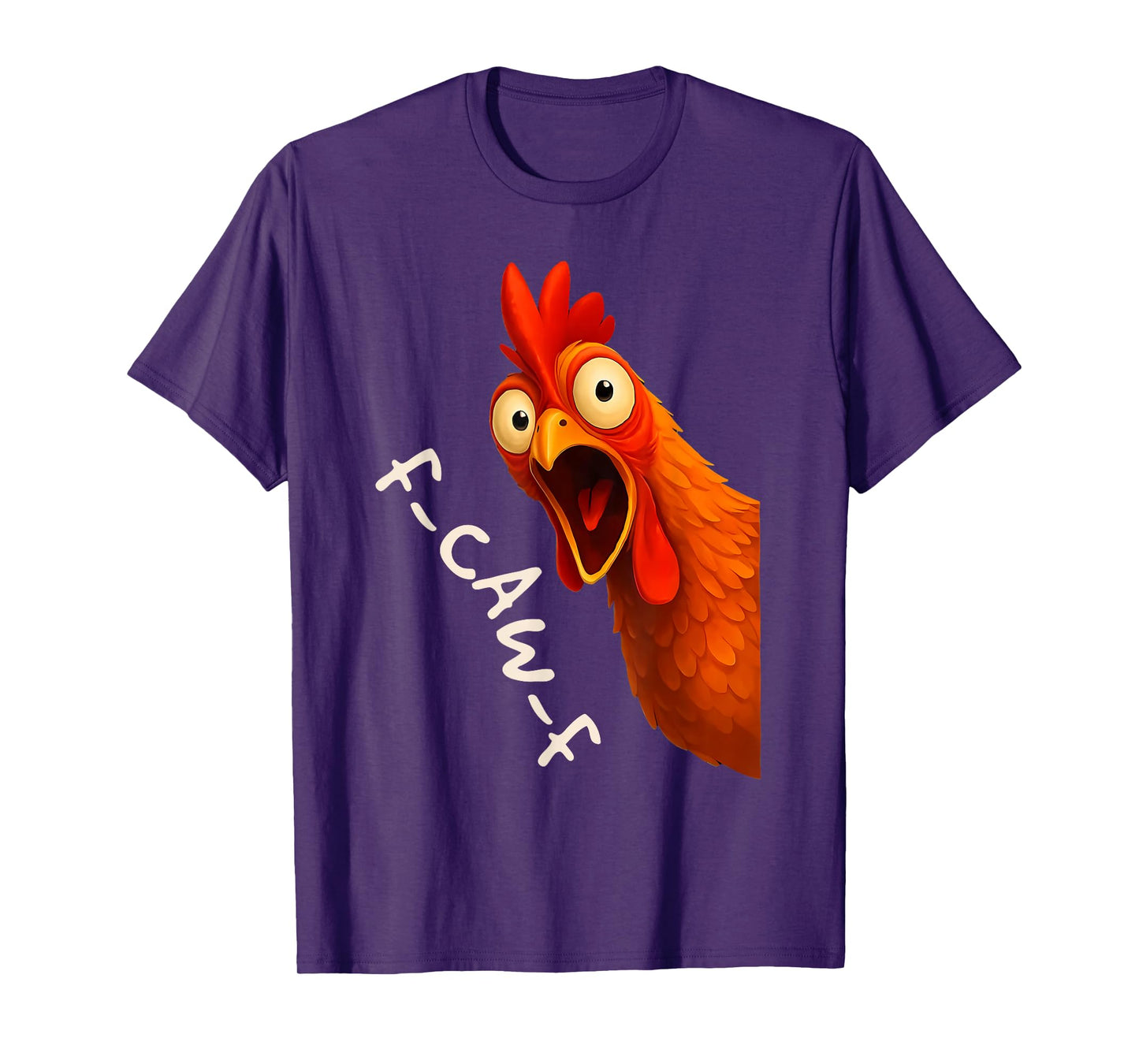 Funny F-Caw-F Chicken FCAWF Rooster Halloween Bird Crow T-Shirt