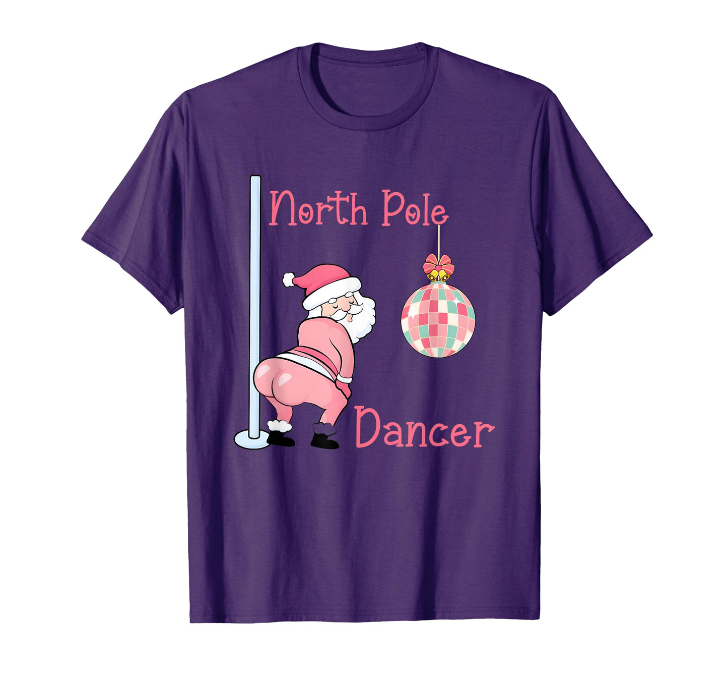 North Pole Dancer Christmas T-Shirt