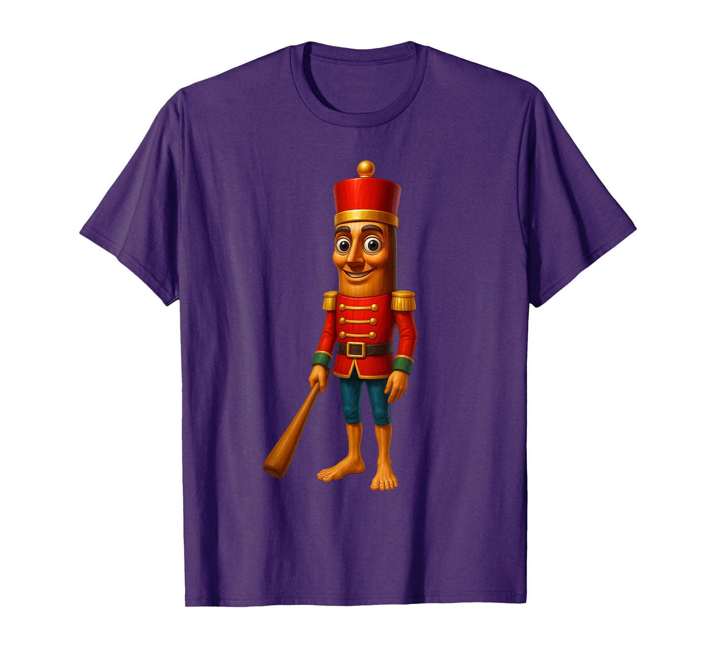 Kids Christmas Pajama Tung Sahur Nutcracker Brainrot Meme T-Shirt