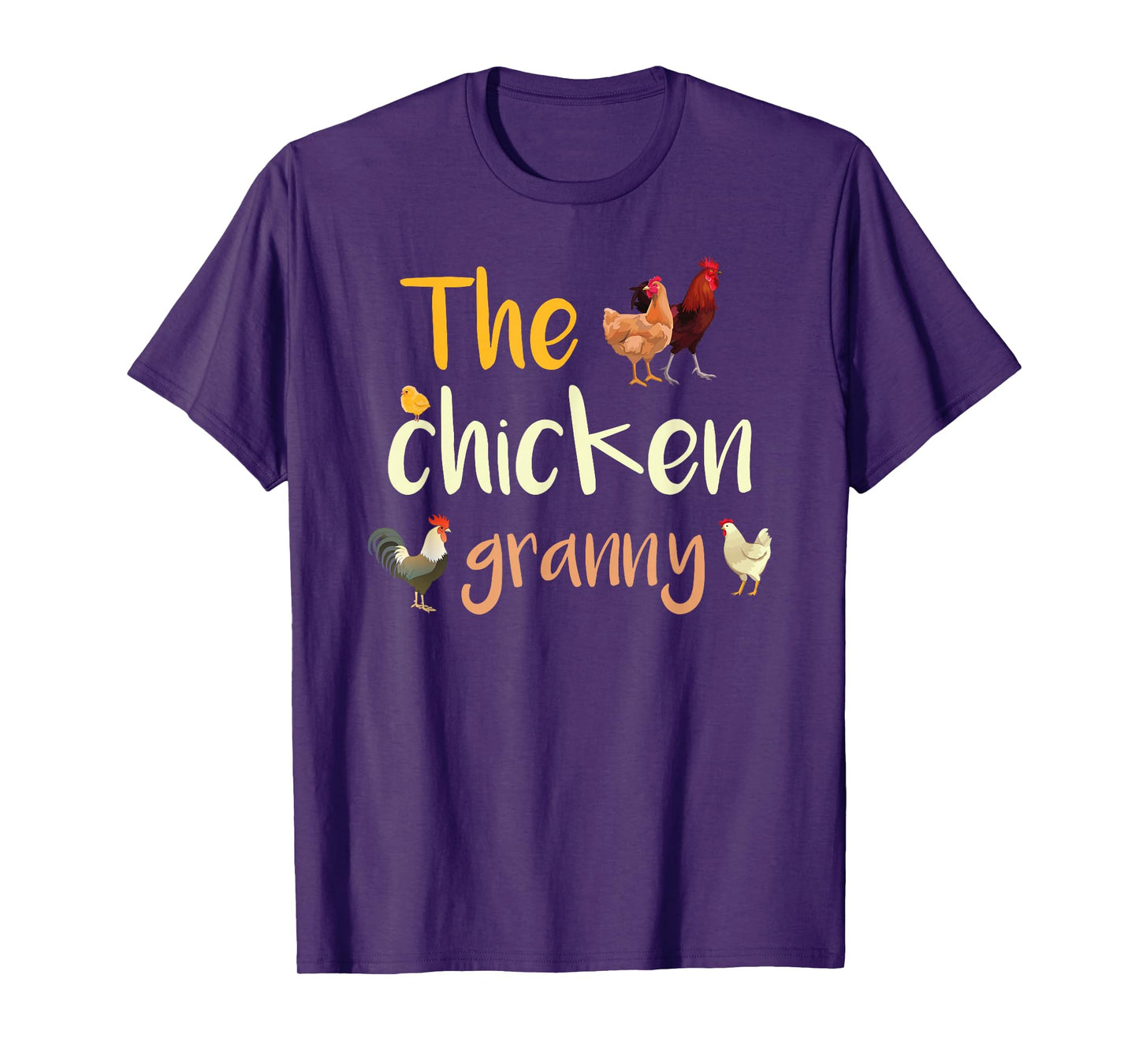 The Chickens Grandma Funny Rooster Chick Hen Chicken Coop Grandma T-Shirt