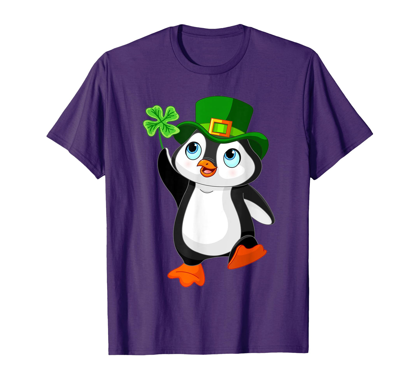 St. Patrick's Day Penguin Shirt, Irish, Shamrock, Clover T-Shirt