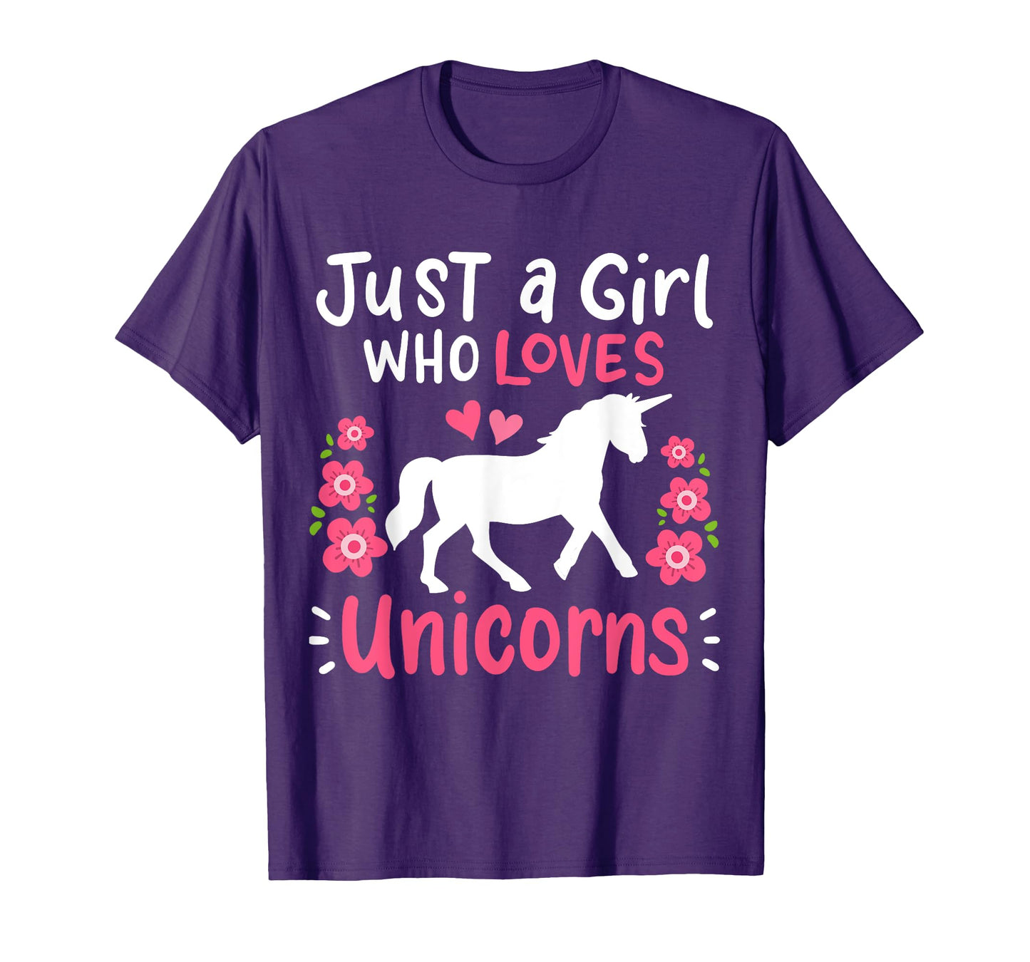 Unicorn Just A Girl Who Loves Unicorns Gift T-Shirt