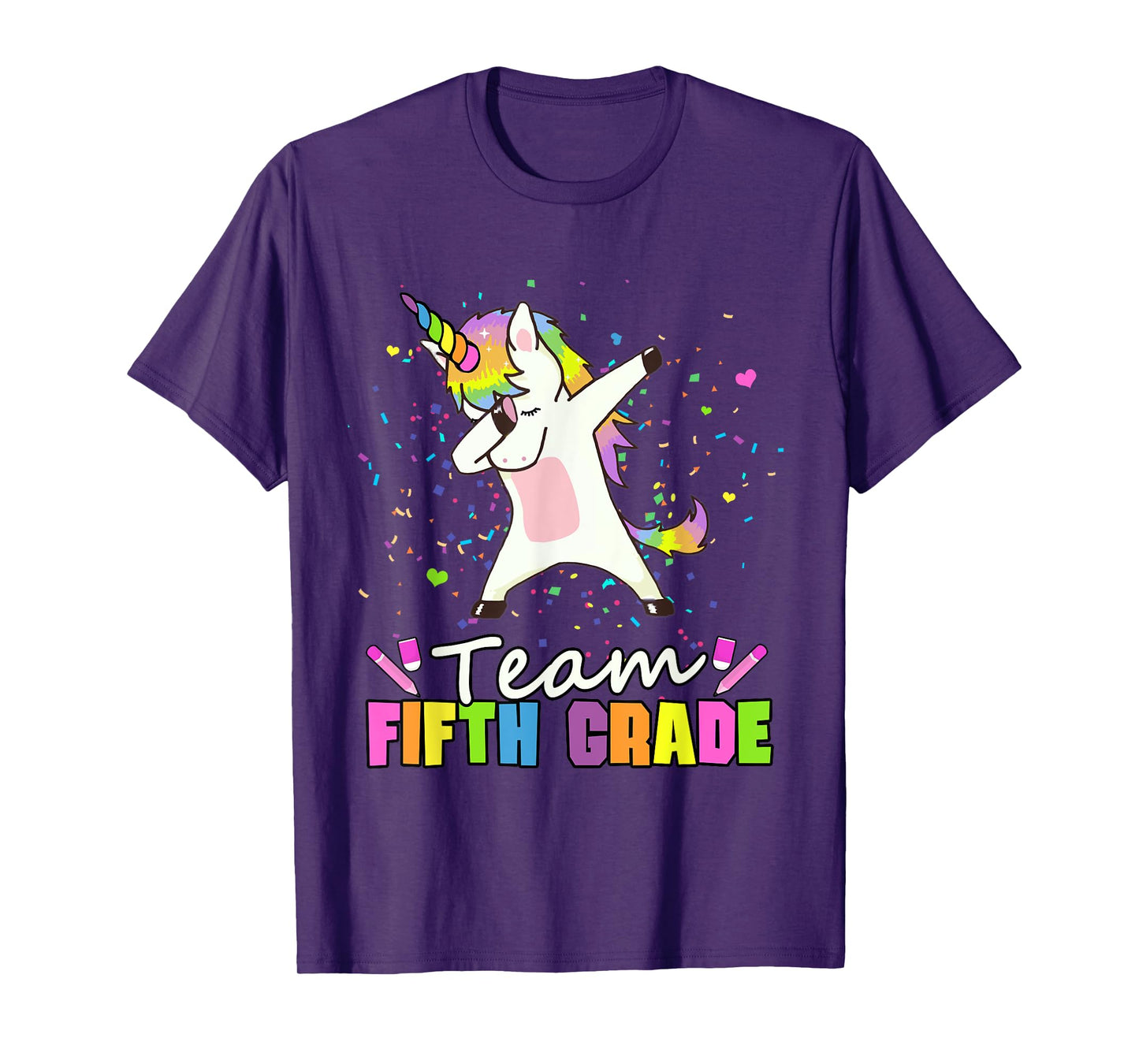 Unicorn Team 5th Grade - Fifth Grade Squad T-Shirt