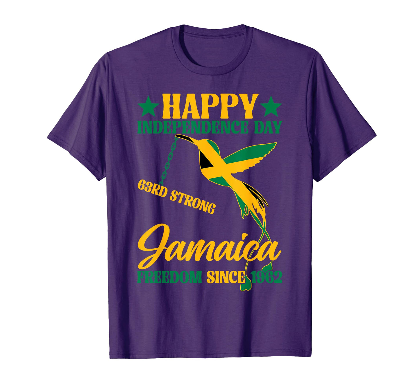 Happy Independence Day August 6th Jamaica 1962 Doctor Bird T-Shirt