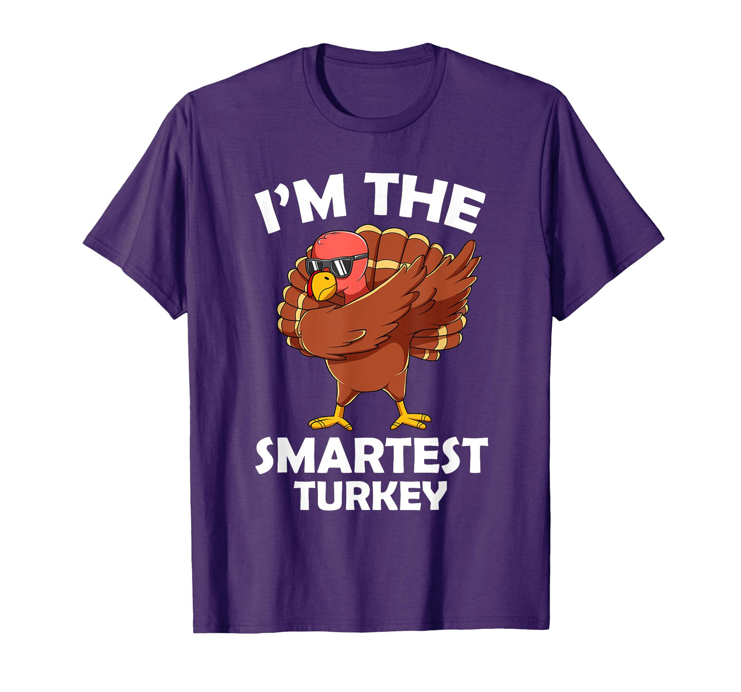 Smartest Turkey Family Group Matching Thanksgiving Party T-Shirt