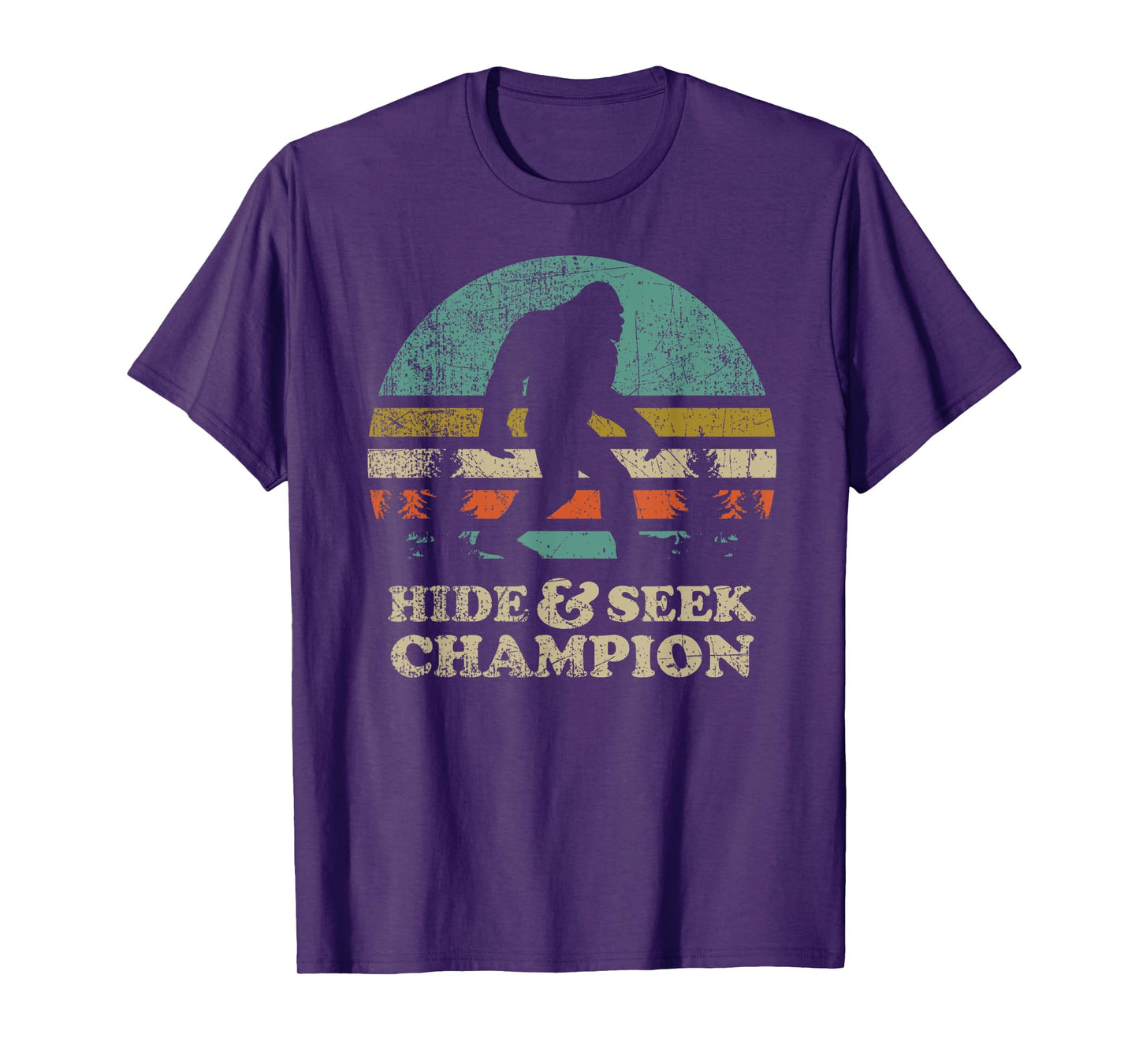 Hide & Seek Champion Bigfoot 1967 Funny T-Shirt