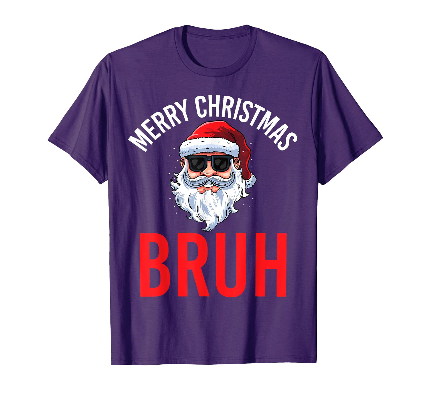 Merry Christmas Bruh Meme Funny Saying for Brother Boys Men T-Shirt